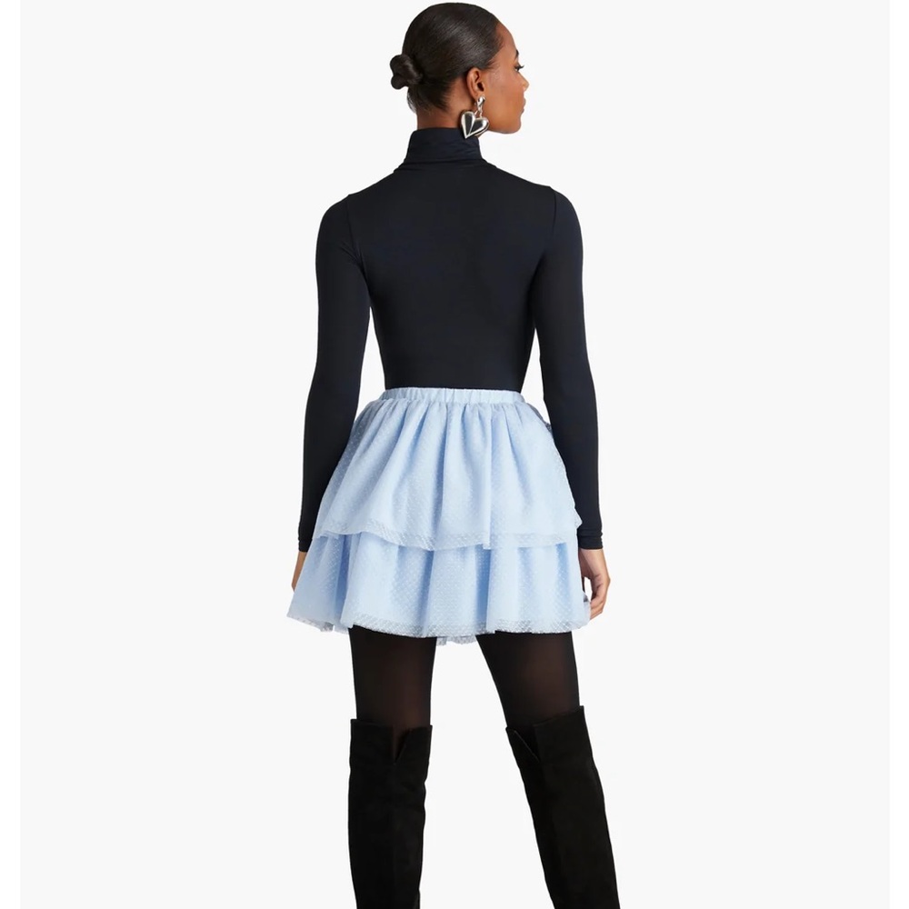 Hill House Clara Tulle Skirt in Powder Blue - Picture 7 of 14